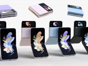 सैमसंग गैलेक्सी जेड फ्लिप 4 3D मॉडल