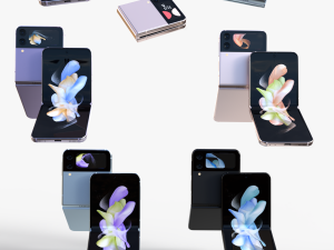 Samsung Galaxy Z Flip 4 3D Model