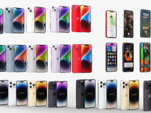 Apple iphone 14 All versions and all colors 3D 模型