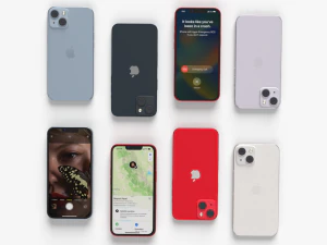 Apple iphone 14 All versions and all colors 3D Model