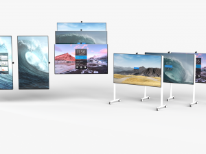 Microsoft Surface Hub 2S 85 inch and 50 inch Model 3D