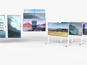 Microsoft Surface Hub 2S 85 inch and 50 inch 3D Model