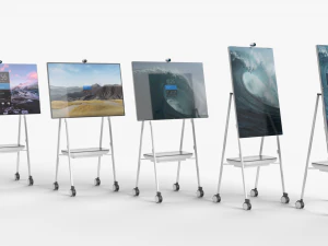 Microsoft Surface Hub 2S 85 inch and 50 inch 3D Model