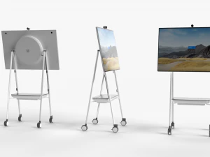 Microsoft Surface Hub 2S 85 inch and 50 inch 3D Model