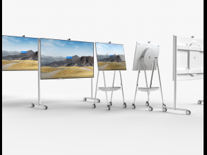Microsoft Surface Hub 2S 85 inch and 50 inch Model 3D