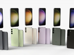 Samsung Galaxy S23 y S23 plus todos los colores Modelo 3D