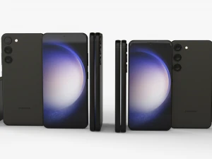 Samsung Galaxy S23 and S23 plus all colors 3D Model