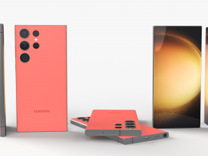 Samsung Galaxy S23 ultra semua warna Model 3D