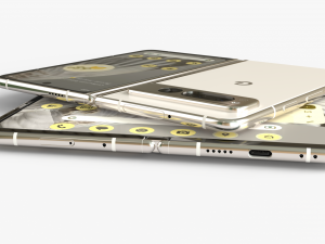 Google Pixel Fold 2023 all colors rigid animated 3D Model