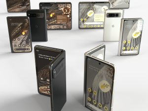 Google Pixel Fold 2023 all colors rigid animated 3D Model