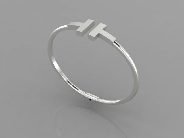 Bracelet Tiffany T 3D in 3DExport
