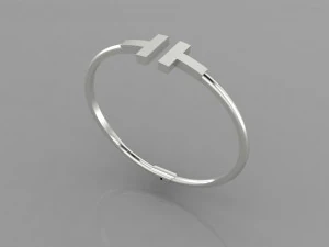Bracelet Tiffany T 3D Print Model