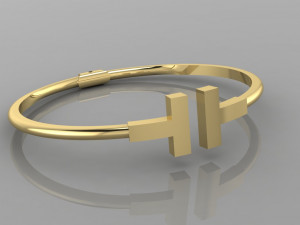 Bracelet Tiffany T 3D 打印模型