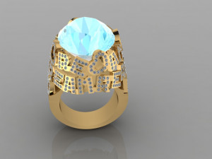 Ring Pasquale Bruni Amore 3Dプリントモデル