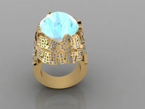 Ring Pasquale Bruni Amore 3D Print Model