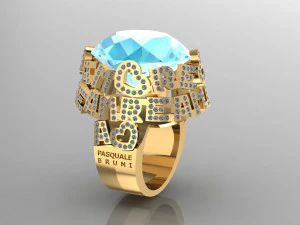 Ring Pasquale Bruni Amore 3D Print Model
