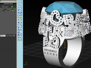 Ring Pasquale Bruni Amore 3D Print Model