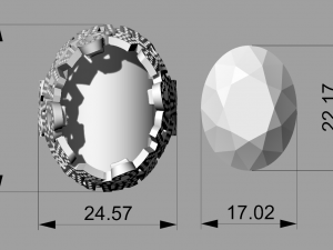 Ring Pasquale Bruni Amore 3Dプリントモデル