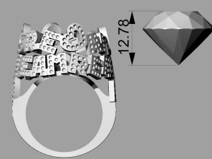 Ring Pasquale Bruni Amore 3D Print Model