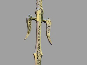 तलवार लटकन 3D प्रिंट मॉडल