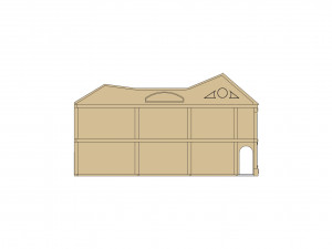 Malaysia Shophouse 1850 Modello 3D
