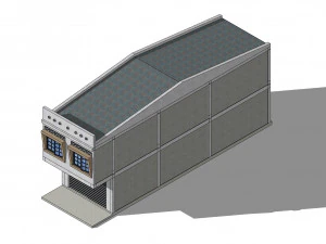 Malaysia Shophouse 2000 3D Model