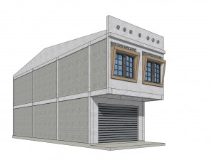 Malaysia Shophouse 2000 Modelo 3D