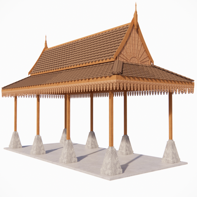 Malaysia Pavilion Limas Modèle 3D .c4d .max .obj .3ds .fbx .stl .blend 