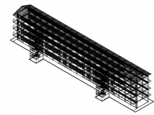 Malaysia School Building 4 floor 3D Model