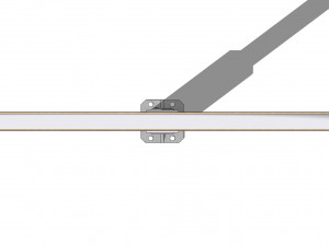 Sci-fi Monorail pole 002 3D Модель