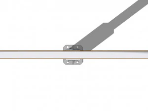 Sci-fi Monorail pole 002 3D Model