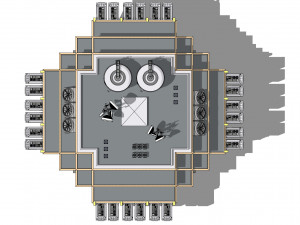 Sci-fi Laboratory block 002 Model 3D