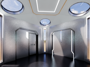 Sci-fi house 002 module 3 Modello 3D