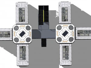 Sci-fi house 002 module 3 3D Model