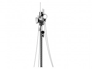 Sci-fi telecom Tower Modello 3D