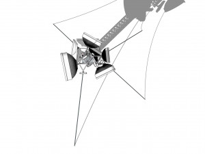 Sci-fi telecom Tower Modello 3D