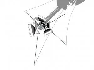 Sci-fi telecom Tower 3D Model