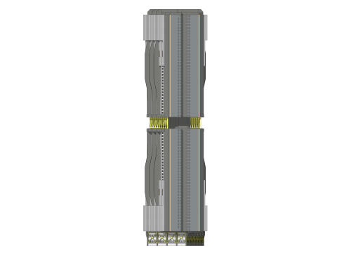 Sci-fi Mega Block 002 v3 3D 모델
