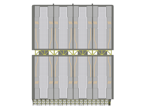 Sci-fi Mega Block 002 v3 3D 모델