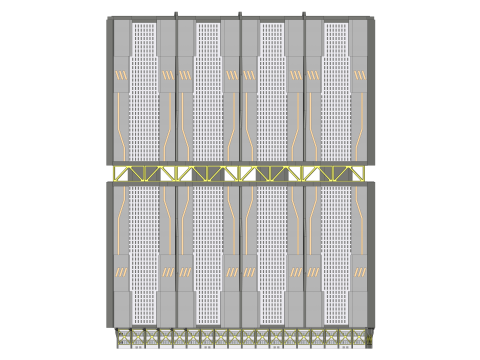 Sci-fi Mega Block 002 v3 3D 모델