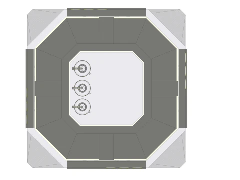 Sci-fi Mega Block 002 v2 3D Model