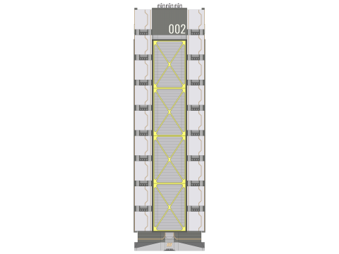 Sci-fi Mega Block 002 v2 Modello 3D
