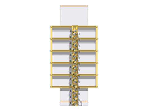 Sci-fi Building Block 002 Modelo 3D