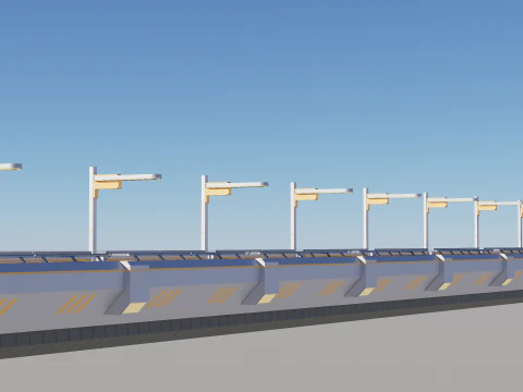 Passerelle sur&eacute;lev&eacute;e d&eacute;couverte modulaire de science-fiction Modèle 3D