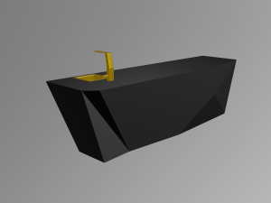Kitchen table Modern Modello 3D