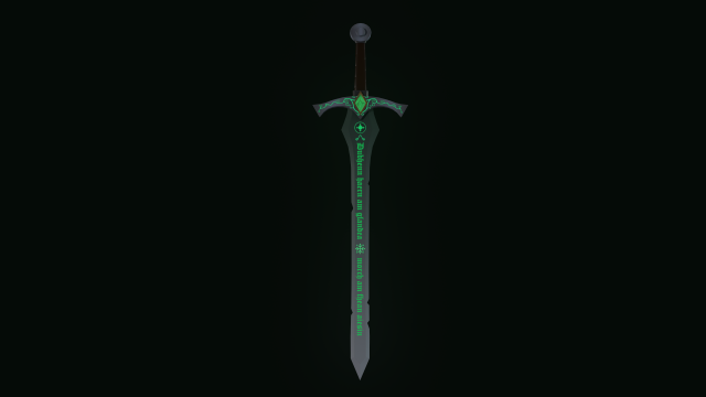 Sword 3D 모델 .c4d .max .obj .3ds .fbx .stl .blend 