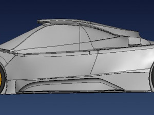 Pagani Zonda R 3Dプリントモデル