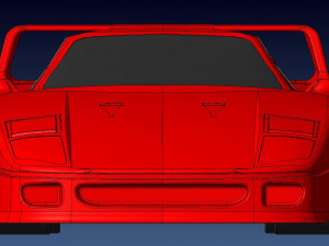 Ferrari F40 Model do druku 3D
