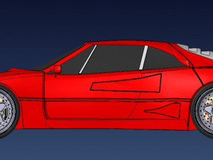 Ferrari F40 Model do druku 3D