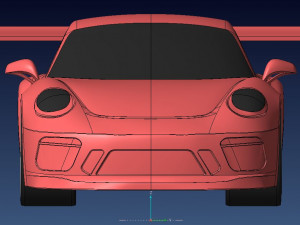 Porsche 911 GT3 RS 3D Принт Модель